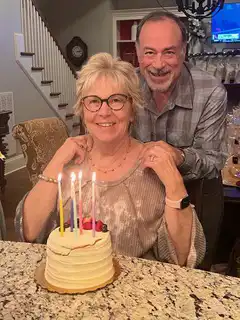 The koguts with a birthday cake
