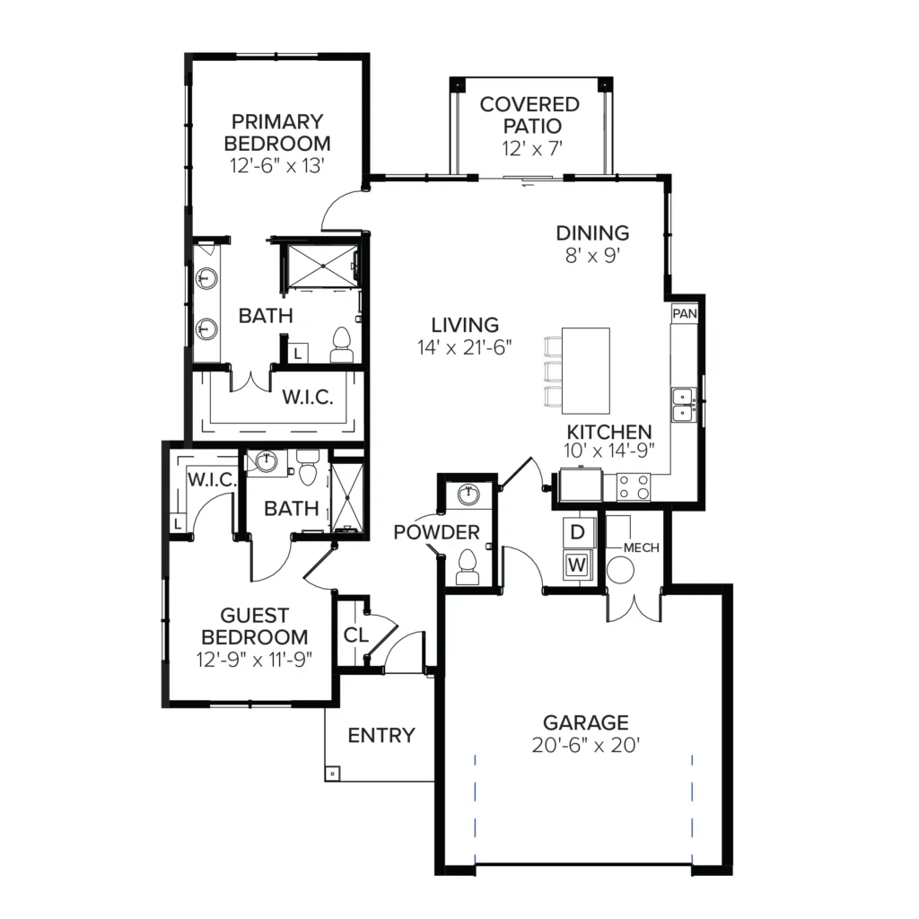 Clifton floorplan