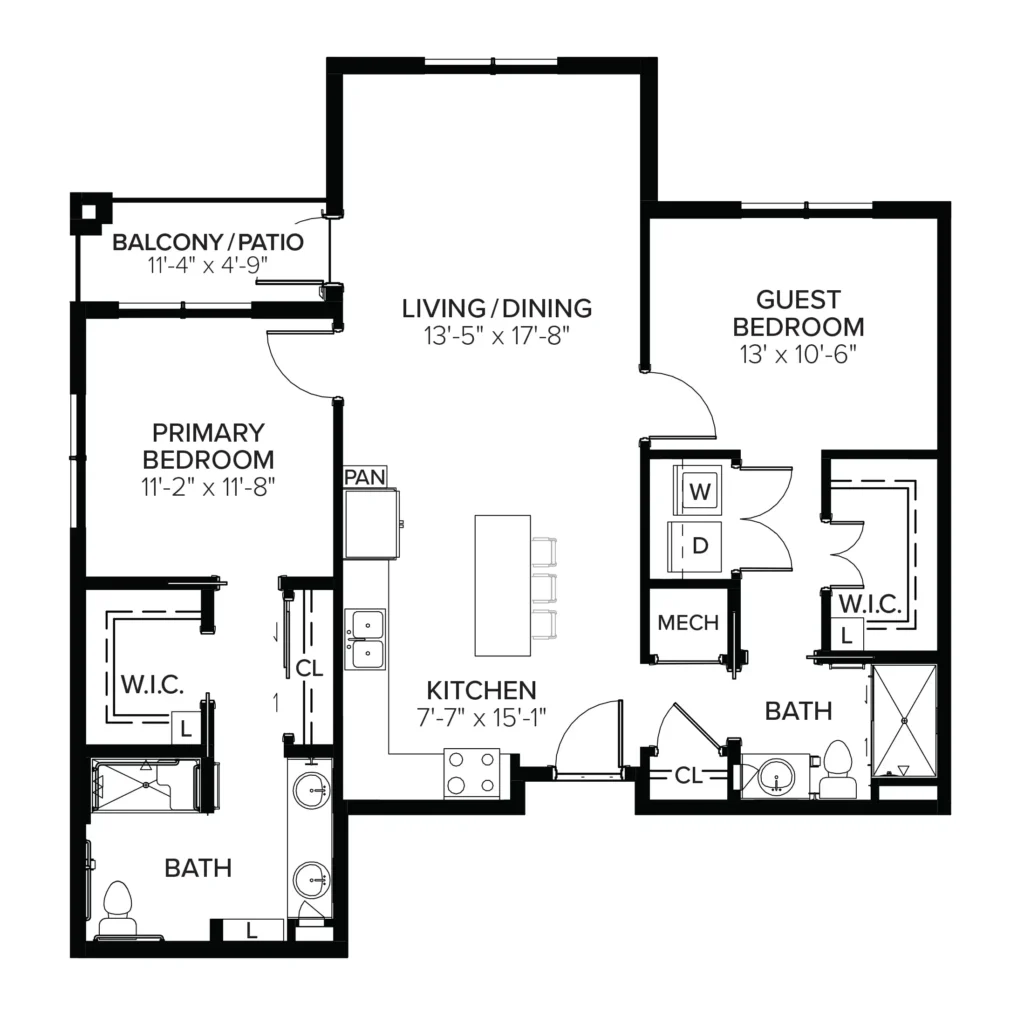 Glover A floorplan