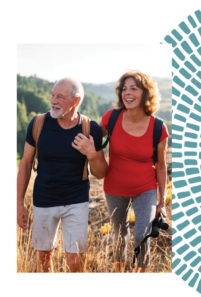 couple hiking