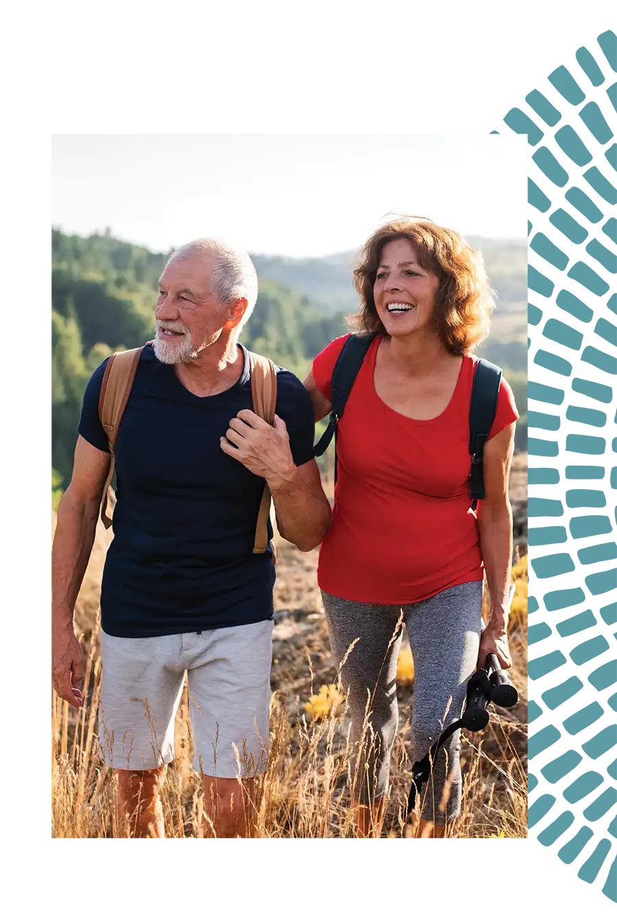 couple hiking