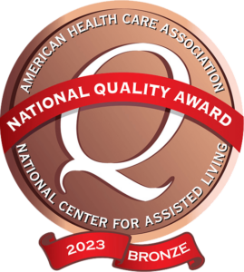 2023 bronze national quality award for national center for assisted living